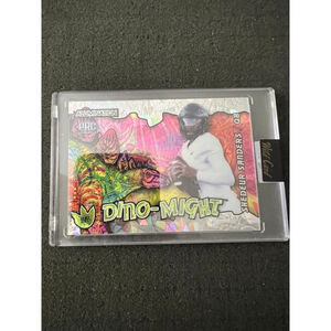 Shedeur Sanders - 2023 WildCard Dino-Might Alumination Crystal Ref #3/5